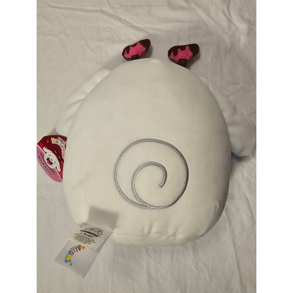 NEW Squishmallow Sanrio Cinnamoroll 8 Inch Heart Chocolate Plush Hello Kitty - Picture 2 of 4